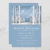 Papercut Winter Forest and Squirrels Kaart (Voorkant / Achterkant)