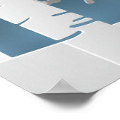 Papercut Winter Forest and Squirrels Poster (Hoek)