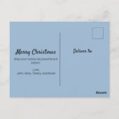 Papercut Winterbos en Eekhoorns Kerstmis Briefkaart (Achterkant)