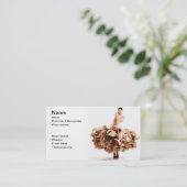 Paperdress Visitekaartje (Staand voorkant)