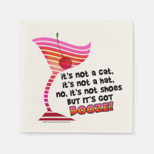 PAPEREN SERVETTEN - MAAR HET KRIJGT ALCOHOL!
