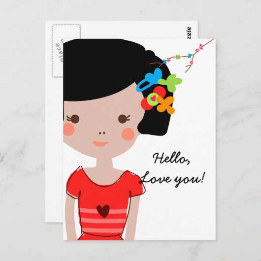 Paperfruit Yosola Briefkaart (Voorkant / Achterkant)