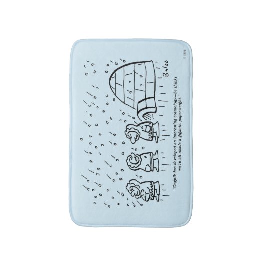 Papergewicht Badmat (Voorkant Verticaal)