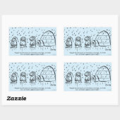 Papergewicht Rechthoekige Sticker (Vel)