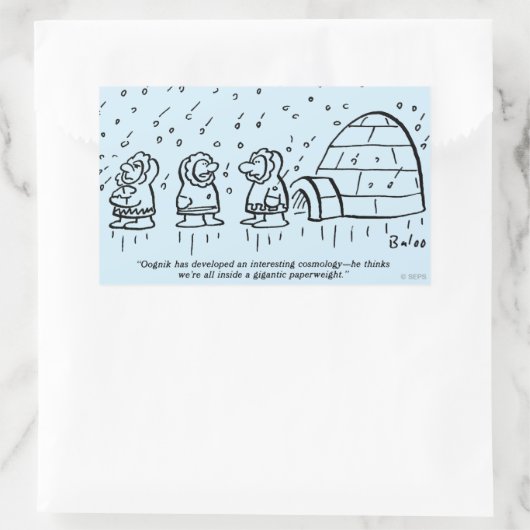 Papergewicht Rechthoekige Sticker (Tas)