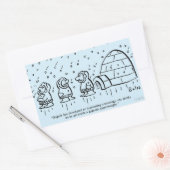 Papergewicht Rechthoekige Sticker (Envelop)