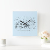 Papergewicht Vierkante Klok (Huis)