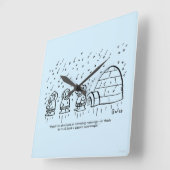 Papergewicht Vierkante Klok (Hoek)