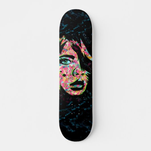 PaperMonster "Hij is hier" Deck Persoonlijk Skateboard (Voorkant)