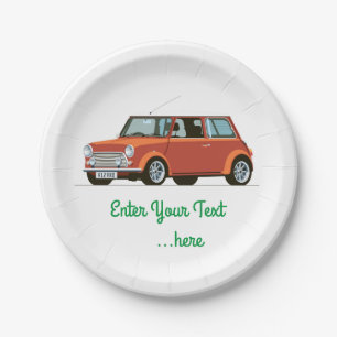 #PaperPlate #ClassicCars #CarDesignPaperPlatePape Papieren Bordje