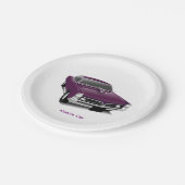 #PaperPlate #MuscleCar #CarDesignPaperPlate Papieren Bordje (Gekanteld)