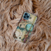 Papers Reizen Thema Junk Journal Case-Mate iPhone Case