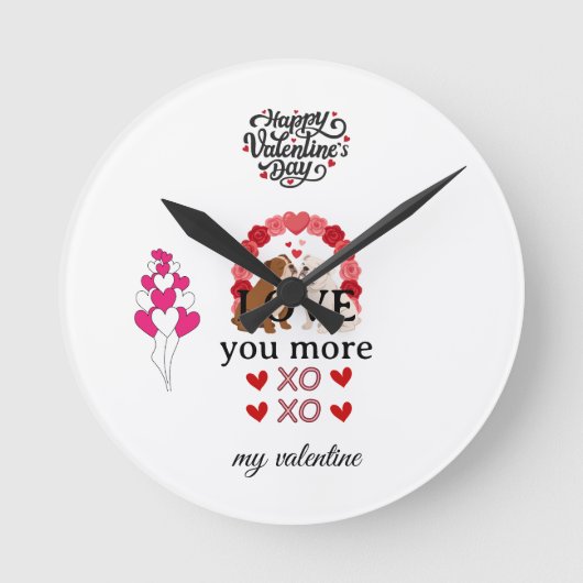 Paperweight Ronde Klok (Voorkant)