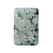 Paperwhite Narcissus Delicate White Flowers Badmat (Voorkant Verticaal)