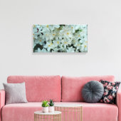 Paperwhite Narcissus Delicate White Flowers Canvas Afdruk (Insitu (Woonkamer))