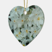 Paperwhite Narcissus Delicate White Flowers Keramisch Ornament (Links)