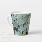 Paperwhite Narcissus Delicate White Flowers Latte Mok (Linkerhoek)