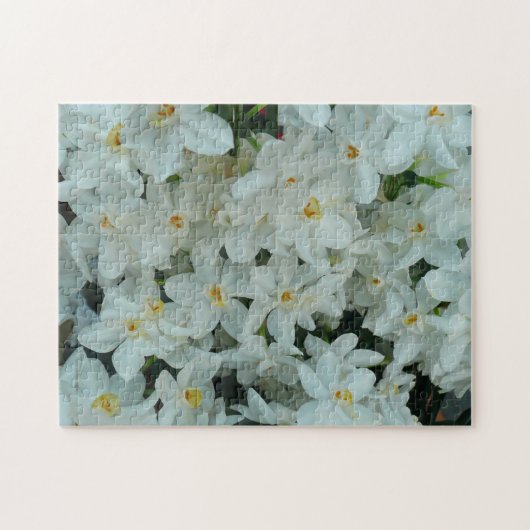 Paperwhite Narcissus Delicate White Flowers Legpuzzel (Horizontaal)