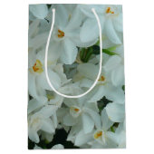Paperwhite Narcissus Delicate White Flowers Medium Cadeauzakje (Voorkant)