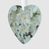 Paperwhite Narcissus Delicate White Flowers Ornament (voorkant)