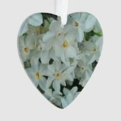 Paperwhite Narcissus Delicate White Flowers Ornament (voorkant)
