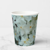 Paperwhite Narcissus Delicate White Flowers Papieren Bekers (Voorkant)