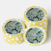Paperwhite Narcissus Delicate White Flowers Poker Chips (Opstapeling)