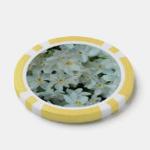 Paperwhite Narcissus Delicate White Flowers Poker Chips (Enkel)
