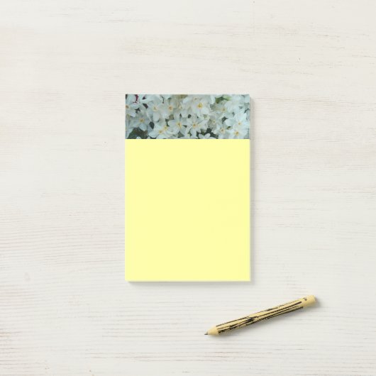 Paperwhite Narcissus Delicate White Flowers Post-it® Notes (Op bureau)