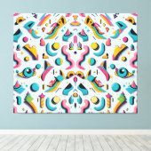 Paperwhite Party Popper - Ken Gage Art Canvas Afdruk (Insitu (Houten vloer))