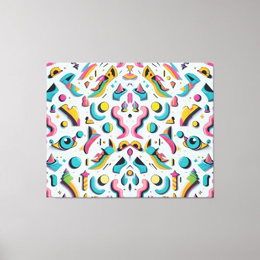 Paperwhite Party Popper - Ken Gage Art Canvas Afdruk (Voorkant)