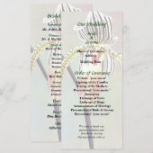 Paph Taiwan Orchideeën Programma Programmakaart (Voorkant / Achterkant)