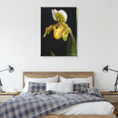 Paphiopedilum Exul Canvas Afdruk (Insitu (Slaapkamer))