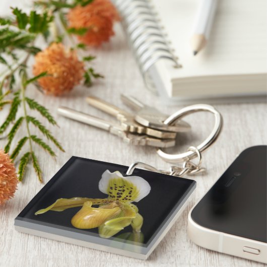 Paphiopedilum Exul Sleutelhanger (Voorkant Rechts)