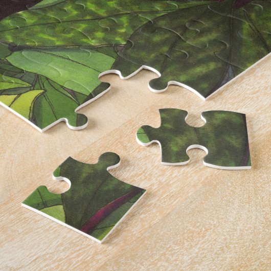 Paphiopedilum Lady Slipper Orchids Puzzle Legpuzzel (Zijkant)