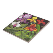 Paphiopedilum Lady Slipper Orchids Tile Tegeltje (Zijkant)
