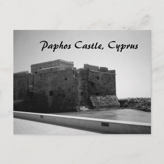 Paphos Castle, Briefkaart Cyprus (Voorkant)
