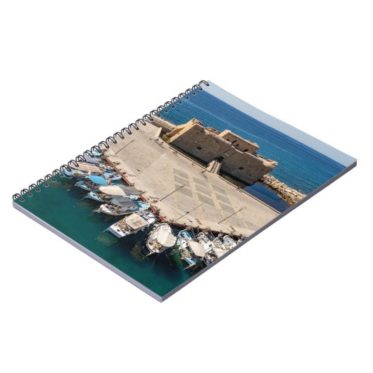 Paphos Castle & Harbour - originele foto Notitieboek (Linkerzijde)