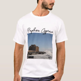 Paphos Castle stormachtig T-shirt