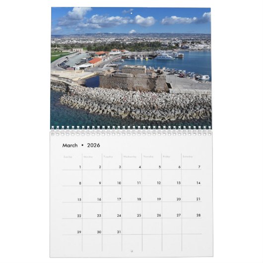 Paphos Castle uitzichten Kalender door PaphosLife (Mar 2026)