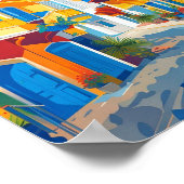 Paphos City, Cyprus souvenir Poster (Hoek)