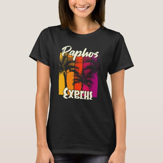Paphos Cyprus 2 T-shirt (Voorkant)