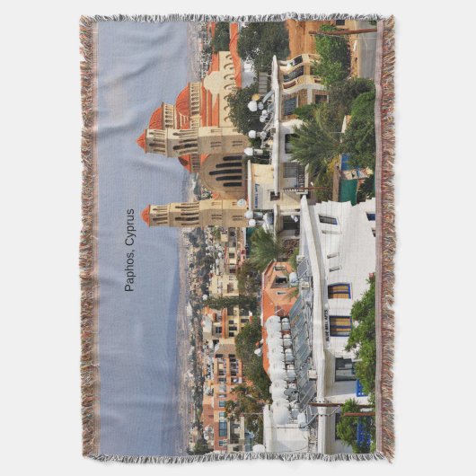 Paphos, Cyprus Deken (Voorkant Verticaal)