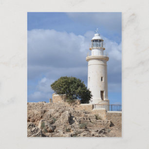 Paphos Cyprus Lighthouse Briefkaart