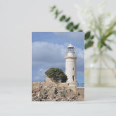 Paphos Cyprus Lighthouse Briefkaart (Staand voorkant)