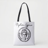Paphos, Cyprus logo Tote Bag (Voorkant)