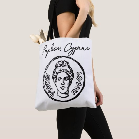 Paphos, Cyprus logo Tote Bag (Dichtbij)