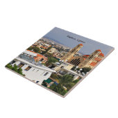 Paphos, Cyprus schilderachtig uitzicht, Tegeltje (Zijkant)