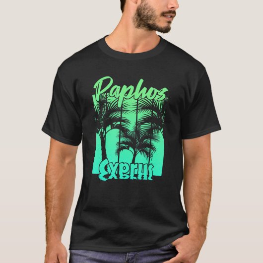Paphos Cyprus T-shirt (Voorkant)
