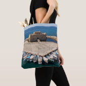 Paphos Harbour and Castle - originele foto Tote Bag (Dichtbij)
